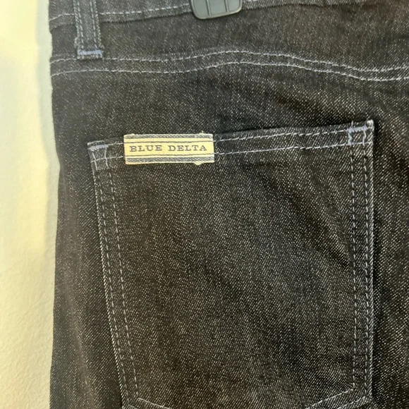 Classic Dark Blue Wash Custom Made Jeans for Men - Picture 11 of 16